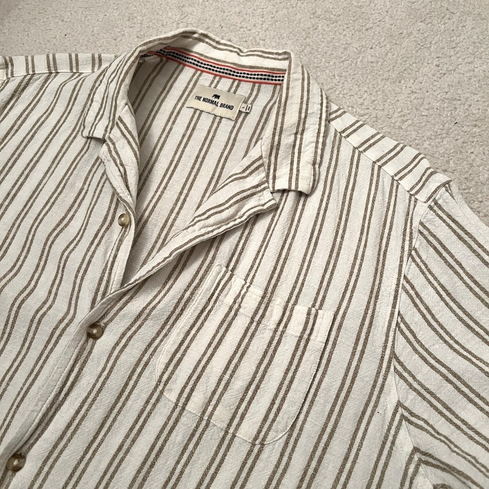 Normal Brand camp collar shirt